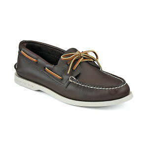 Xy[ Y Xb|E[t@[ V[Y Men's Classic Authentic Original 2-Eye Boat Shoe Smooth Royal Brown