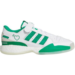 adidas �A�f�B�_�X �����Y �X�j�[�J�[ �yadidas Forum Boost Low Human Made Green�z �T�C�Y US_9.5(27.5cm) Cloud White/Green/Off White