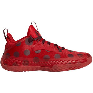 adidas �A�f�B�_�X �����Y �X�j�[�J�[ �yadidas Harden Vol. 5 Futurenatural Red Polka Dot�z �T�C�Y US_7.5(25.5cm) Team Power Red/Team Maroon/Solar Red