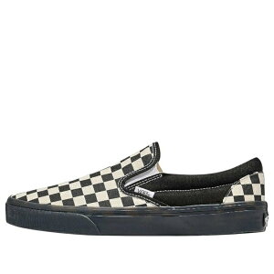 Vans �o���Y �����Y �X�j�[�J�[ �yVans Classic Slip-On Checkerboard 'Black White Black Midsole' VN000D5PYB2�z �T�C�Y US_8.5(26.5cm)