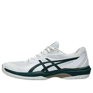 ASICS �A�V�b�N�X �����Y �X�j�[�J�[ �yASICS Game FF 'White Saxon Green' 1041A489-100�z �T�C�Y US_7(25.0cm)