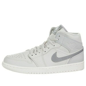 Air Jordan W[_ Y Xj[J[ Light Bone/Grey Fog-Reflect Silver-Sail yAir Jordan 1 Mid Retro SE 'Grey Fog' 852542-003z TCY US_M_13