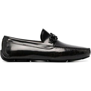 Ferragamo tFK Y Xj[J[ yFerragamo Paris Leather Loafers Brownz TCY US_7(25.0cm) Brown