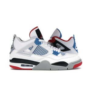 Jordan W[_ Y Xj[J[ yJordan 4 Retro What Thez TCY US_M_15 White/Military Blue-Fire Red-Black-Cement Grey