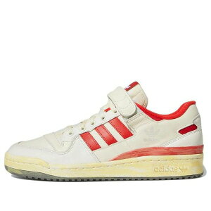 adidas �A�f�B�_�X �����Y �X�j�[�J�[ �t�H�[���� �yadidas Forum 84 Low AEC 'White Red' HR0557�z �T�C�Y US_9(27.0cm)
