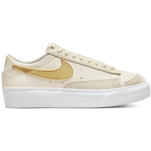 Nike iCL fB[X Xj[J[ yNike Blazer Low Platform Pale Ivory White Saturn Gold (Women's)z TCY US_9.5(26.5cm) Pale Ivory/White/Saturn Gold