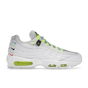 Nike iCL fB[X Xj[J[ yNike Air Max 95 Worldwide White (Women's)z TCY US_W_11.5 White/White-Volt-Blue Fury