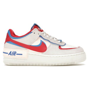 Nike iCL fB[X Xj[J[ yNike Air Force 1 Low Shadow Sail (Women's)z TCY US_7.5(24.5cm) Sail/Photo Blue/Royal Blue/University Red