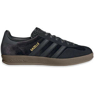 adidas AfB_X fB[X Xj[J[ yadidas Gazelle Indoor Black Velvet (Women's)z TCY US_8(25.0cm) Black