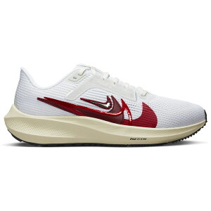 Nike �i�C�L ���f�B�[�X �X�j�[�J�[ �yNike Pegasus 40 Premum White Team Red (Women's)�z �T�C�Y US_8.5(25.5cm) White/Multi-Color-Photon Dust-University Red-Team Red-Black