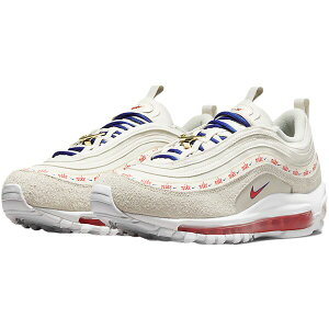 Nike iCL fB[X Xj[J[ yNike Air Max 97 Light Bone (Women's)z TCY US_8.5(25.5cm) Light Bone/Deep Royal Blue/White/University Red