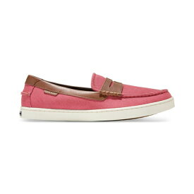 コールハーン メンズ スリッポン・ローファー シューズ Men's Nantucket Slip-On Penny Loafers Mineral Red Canvas/ch Dk Sequoia/ Ivory