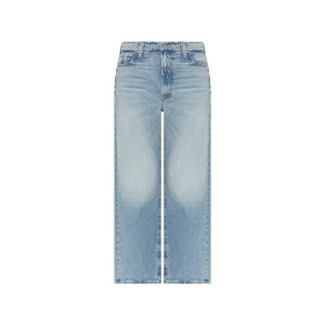 �}�U�[ ���f�B�[�X �f�j���p���c �{�g���X The dodger flood faded-effect wide-leg jeans Blue