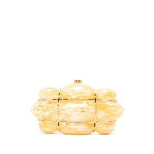 �J���g�K�C�A ���f�B�[�X �N���b�`�o�b�O �o�b�O Bolla marble-effect clutch bag Yellow