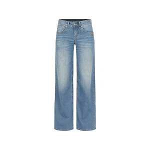�M�����O ���f�B�[�X �J�W���A���p���c �{�g���X River faded-effect wide-leg jeans Blue