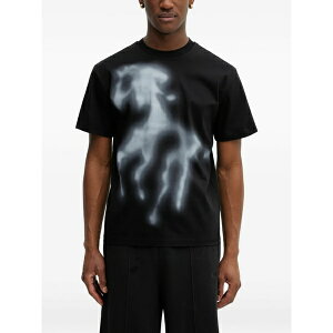 �w���I�b�g�G�~�� �����Y T�V���c �g�b�v�X Airbrushed-effect t-shirt Black