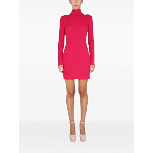 �f�B�[�X�N�G�A�[�h ���f�B�[�X �����s�[�X �g�b�v�X Turtleneck mini dress Pink