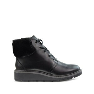 �N���[�N�X ���f�B�[�X �u�[�c �V���[�Y Andie go fur lace-up boots Black