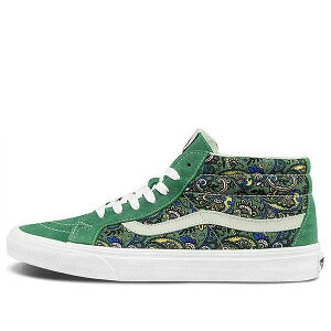 Vans �o���Y �����Y �X�j�[�J�[ �yVans Sk8-Mid Reissue 'Paisley - Hedge Green' VN0A391F6TM�z �T�C�Y US_M_4