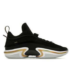 Jordan �W���[�_�� �����Y �X�j�[�J�[ �yJordan 36 Low Black Gold (Clear Sole)�z �T�C�Y US_M_13 Black/White/Metallic Gold