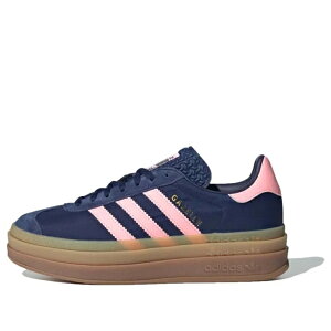 adidas �A�f�B�_�X ���f�B�[�X �X�j�[�J�[ Dark Blue/Pink Spark/Dark Blue �y(WMNS) adidas Gazelle Bold 'Blue Pink Spark' IG4390�z �T�C�Y US_W_10