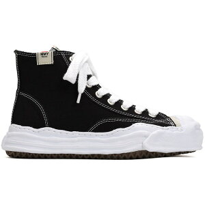 Maison Mihara Yasuhiro �~�n�����X�q�� �����Y �X�j�[�J�[ �yMaison Mihara Yasuhiro Hank OG Sole Canvas Hi Black White�z �T�C�Y EU_45(30.0cm) Black