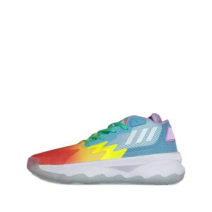 �A�f�B�_�X �����Y �X�j�[�J�[ �V���[�Y Dame 8 basketball sneakers Blue