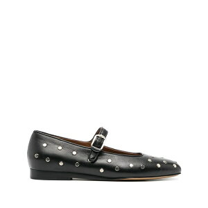 �� �����h �x���� ���f�B�[�X �T���_�� �V���[�Y Mary jane studded ballerina shoes Black