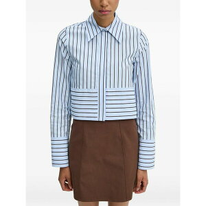 �f�C�E�r���Q�[���E�G�E�~�b�P���Z�� ���f�B�[�X �V���c �g�b�v�X Striped pattern top Blue
