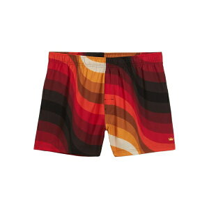 �I�X�N���� �����Y �J�W���A���p���c �{�g���X Ipanema wave-pattern swim shorts Red