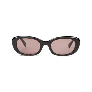 �r�N�^�[�A���h�����t ���f�B�[�X �T���O���X���A�C�E�F�A �A�N�Z�T���[ Oval-frame sunglasses Brown