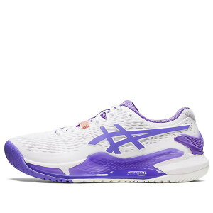 ASICS �A�V�b�N�X ���f�B�[�X �X�j�[�J�[ �y(WMNS)ASICS Gel Resolution 9 'White Amethyst' 1042A208-101�z �T�C�Y US_6(23.0cm)