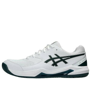 ASICS �A�V�b�N�X �����Y �X�j�[�J�[ �yASICS GEL-Dedicate 8 2E 'White Saxon Green' 1041A410-104�z �T�C�Y US_9(27.0cm)
