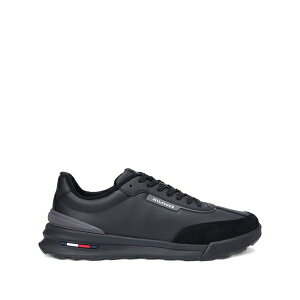 �g�~�[ �q���t�B�K�[ �����Y �X�j�[�J�[ �V���[�Y Logo-plaque lace-up low-top sneakers Black