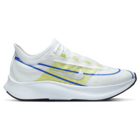 Nike ナイキ レディース スニーカー 【Nike Zoom Fly 3】 サイズ US_5.5W(22.5cm) White Silver Blue Lime (Women's)