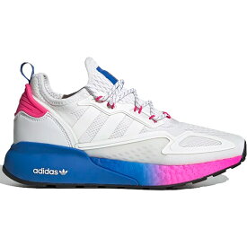adidas アディダス レディース スニーカー 【adidas ZX 2K Boost】 サイズ US_7W(24cm) White Pink Blue (Women's)