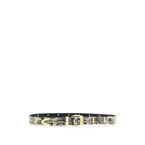 �s���R ���f�B�[�X �x���g �A�N�Z�T���[ Python-effect studded belt Neutrals