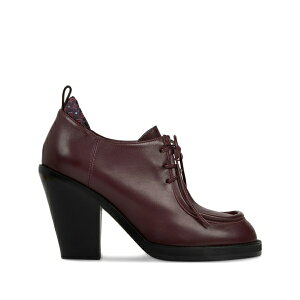 �G�g�� ���f�B�[�X �p���v�X �V���[�Y 75mm lace-up texan-heel pumps Red