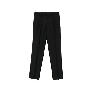 �����f�B�[�j �����Y �J�W���A���p���c �{�g���X Pinstripe-pattern pleated tailored trousers Black