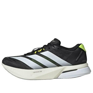 adidas �A�f�B�_�X �����Y �X�j�[�J�[ �yadidas Adizero Boston 13 'Black White Solar Yellow' KH5603�z �T�C�Y US_11.5(29.5cm)