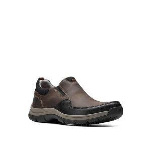 N[NX Y Xb|E[t@[ V[Y Men's Collection Walpath Step Leather Slip On Shoes Dark Brown Leather