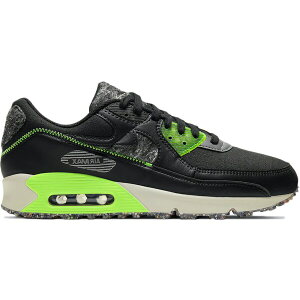 Nike �i�C�L �����Y �X�j�[�J�[ �yNike Air Max 90 M2Z2 Black Electric Green�z �T�C�Y US_8(26.0cm) Black/Electric Green-Smoke Grey-Light Bone