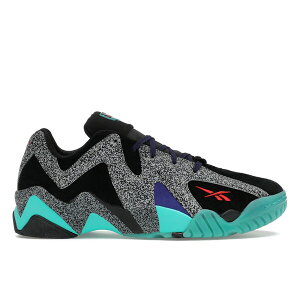 Reebok ���[�{�b�N �����Y �X�j�[�J�[ �yReebok Kamikaze II Low Nice Kicks NBA Jam�z �T�C�Y US_7(25.0cm) Black/Grey/Purple/Teal