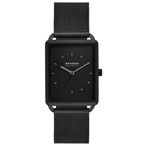 XJ[Q Y rv ANZT[ Men's Hagen Three Hand Black Stainless Steel 36mm Black