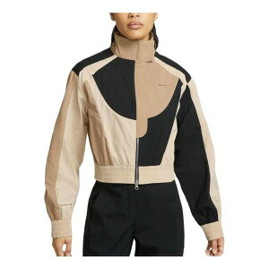 Nike iCL fB[X Xj[J[ y(WMNS) Nike Sportswear Collection Woven Jacket 'Beige Black' DV8308-200z TCY US_W_M