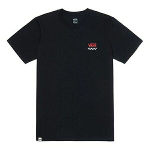 Vans oY fB[X Xj[J[ y(WMNS) Vans Skateboard Logo Printing Short Sleeve Black VN0A4BRQBLKz TCY US_W_XS
