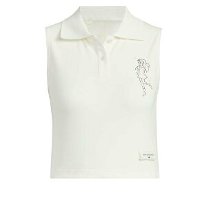 adidas AfB_X fB[X Xj[J[ y(WMNS) adidas Flower Print Polo Shirt Asia Sizing 'White' JP0722z TCY US_W_L