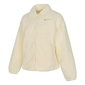 Nike iCL fB[X Xj[J[ y(WMNS) Nike Sportswear Collared High-Pile Jacket 'Coconut Milk' FB8708-113z TCY US_W_XL