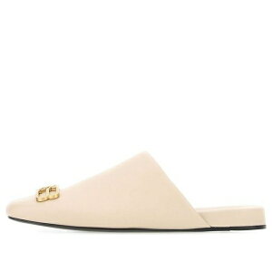 Balenciaga oVAK fB[X Xj[J[ y(WMNS) Balenciaga Leather Cosy Slipper 'Sand' 718831WDAT12080z TCY US_5(22.0cm)