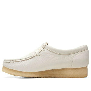 Clarks N[NX fB[X Xj[J[ y(WMNS) Clarks Wallabee 'White Nubuck' 26165560z TCY US_6(23.0cm)